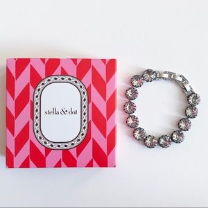 Stella & Dot Vintage Crystal Bracelet with box